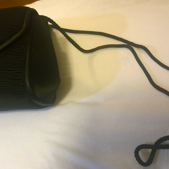 BLACK RHINESTONE EVENING BAG CLUTCH NWOT - Picture 5 of 12